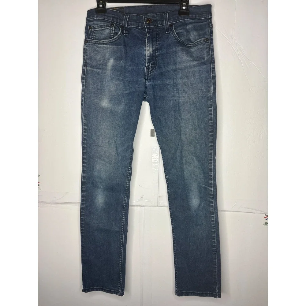 Levis‎ 511 Slim Fit Mens Jeans Blue Medium Wash Denim 32x32 04511-1906